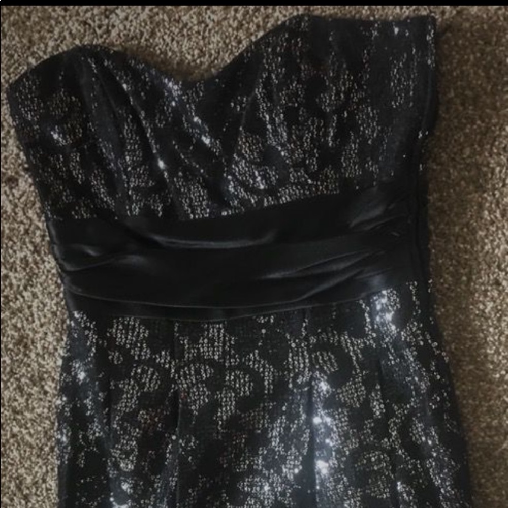 BEDAZZLED PROM DRESS